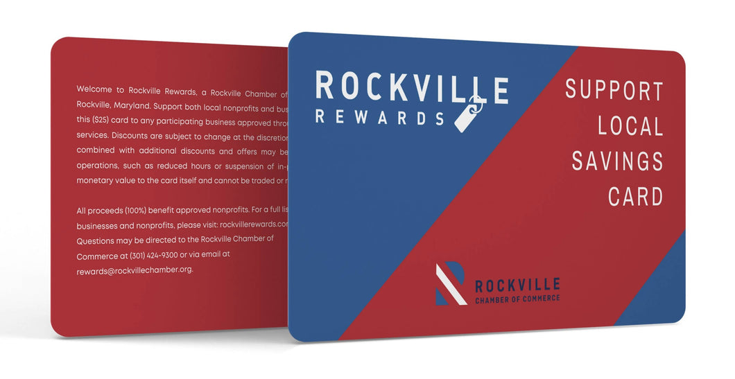 ROCKVILLE REWARDS CARD - For Non-Profits